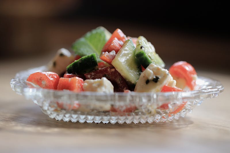 Mediterranean vegetarian pizza